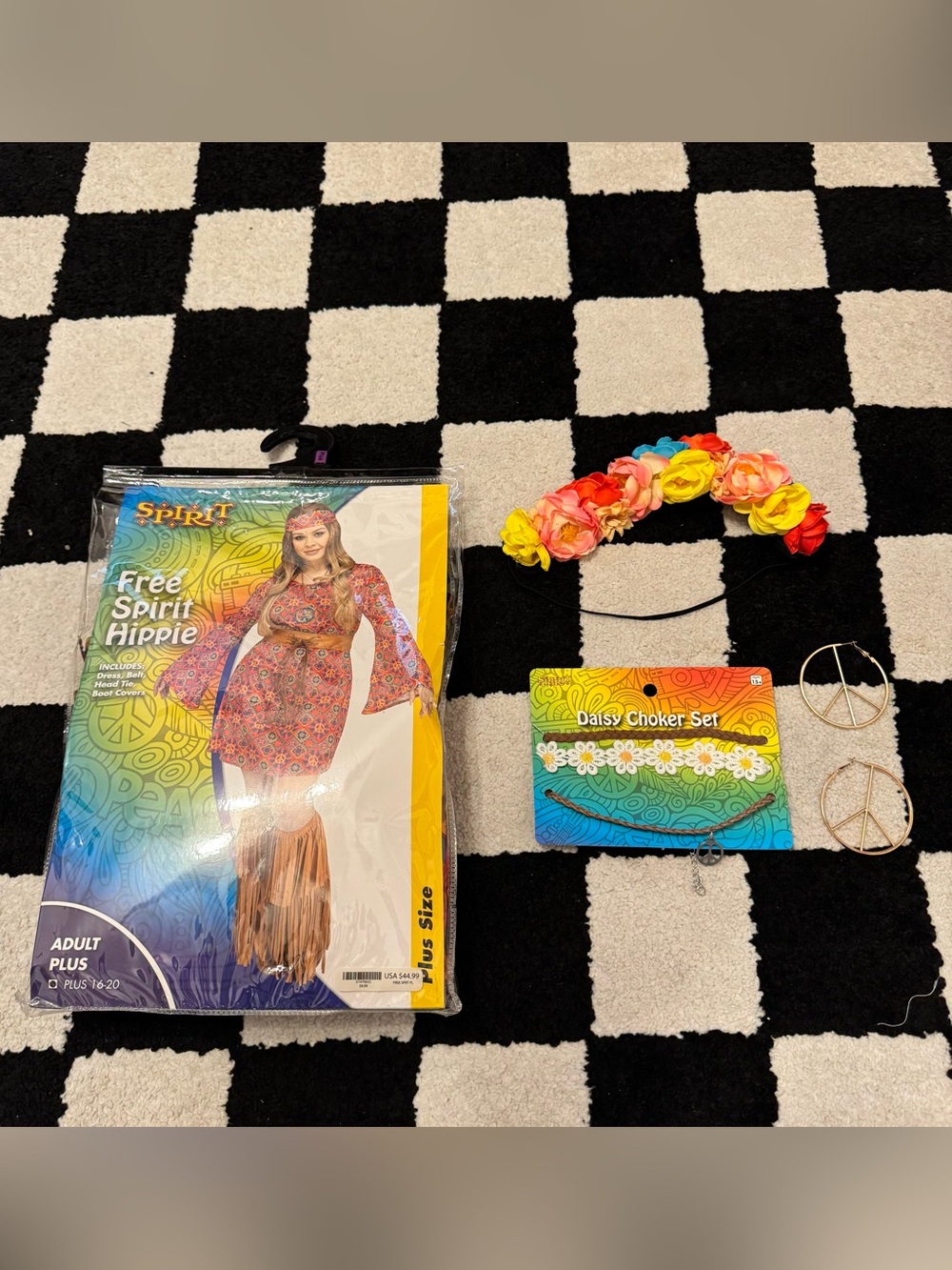 Spirit Halloween Free Spirit Hippie Women’s Plus Costume & Accessories